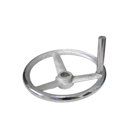 Rond gietijzeren handwiel